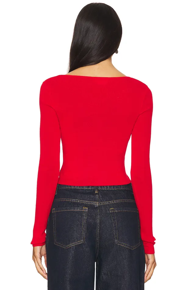 Ciara Cardigan Red Women Lovers and Friends Sweaters and Knits Ciara Cardigan Red Women Lovers and Friends Sweaters and Knits