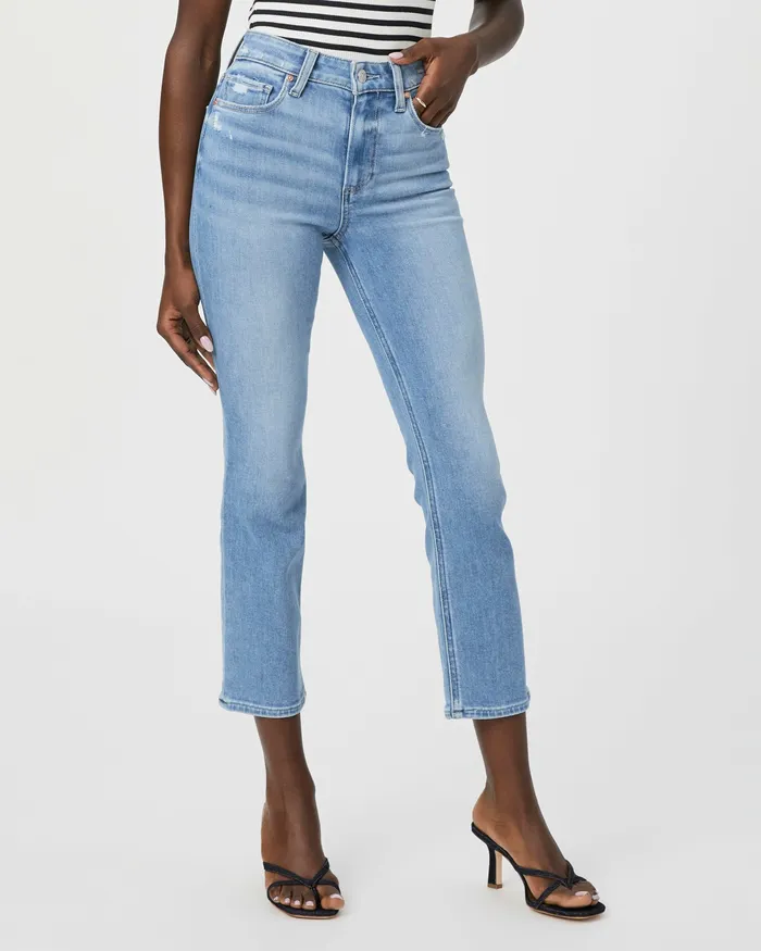 Cindy Crop Petite Straight Jean 8211 Helena Women Straight PAIGE