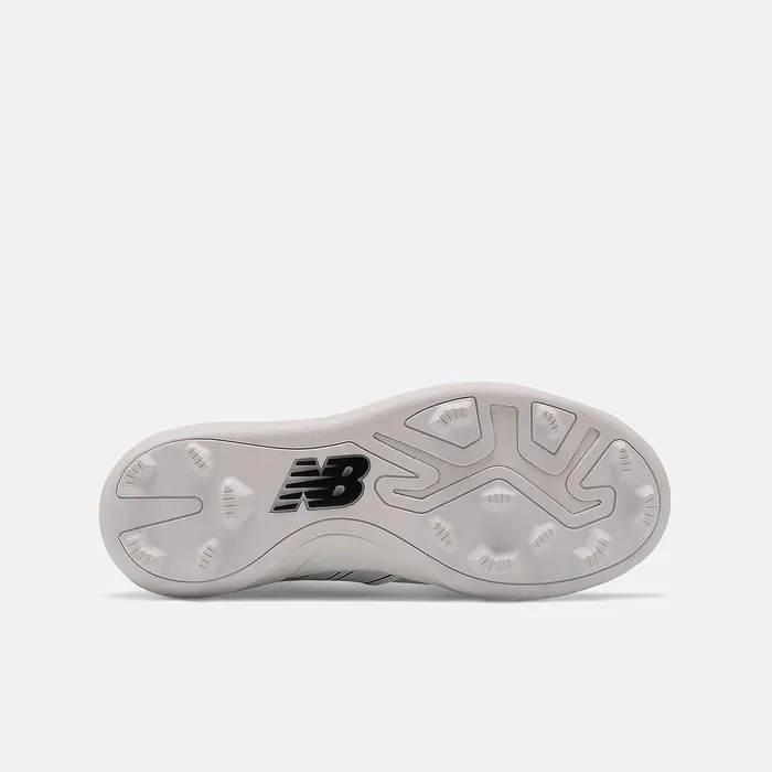 Cleats 4040 v6 Rubber Molded White with Black New Balance Kids Cleats 4040 v6 Rubber Molded White with Black New Balance Kids