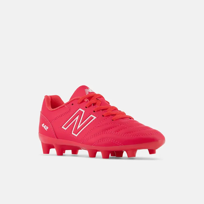 Cleats 442 V2 ACADEMY JNR FG Energy Red with White 8211 New Balance Kids Cleats 442 V2 ACADEMY JNR FG Energy Red with White 8211 New Balance Kids