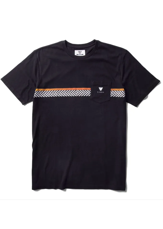 Clothing Woodside Boys Ss Pkt Tee Black Vissla Youth
