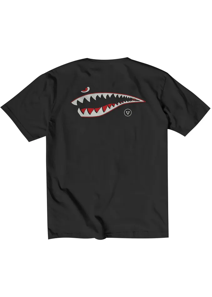 Clothing Youth Warbirds Boys Tee Black Vissla