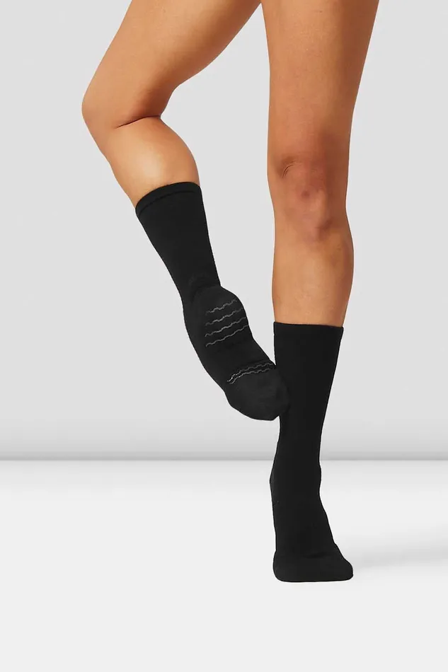 Contemporary Bloch Adult Blochsox Dance Socks Black Knit