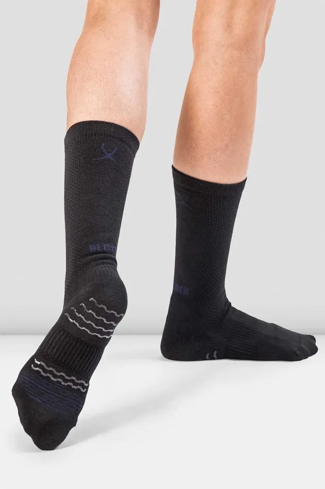 Contemporary Bloch Adult Blochsox Dance Socks Black Knit