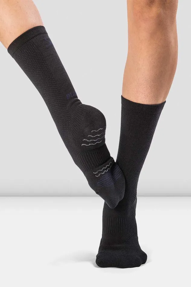 Contemporary Bloch Adult Blochsox Dance Socks Black Knit