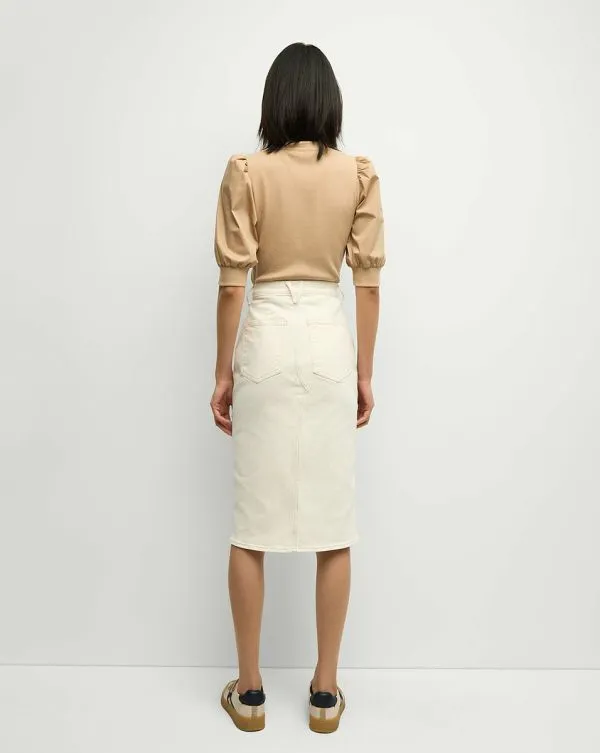 Coralee PuffSleeve Tee Khaki Women Veronica Beard Tops Coralee PuffSleeve Tee Khaki Women Veronica Beard Tops