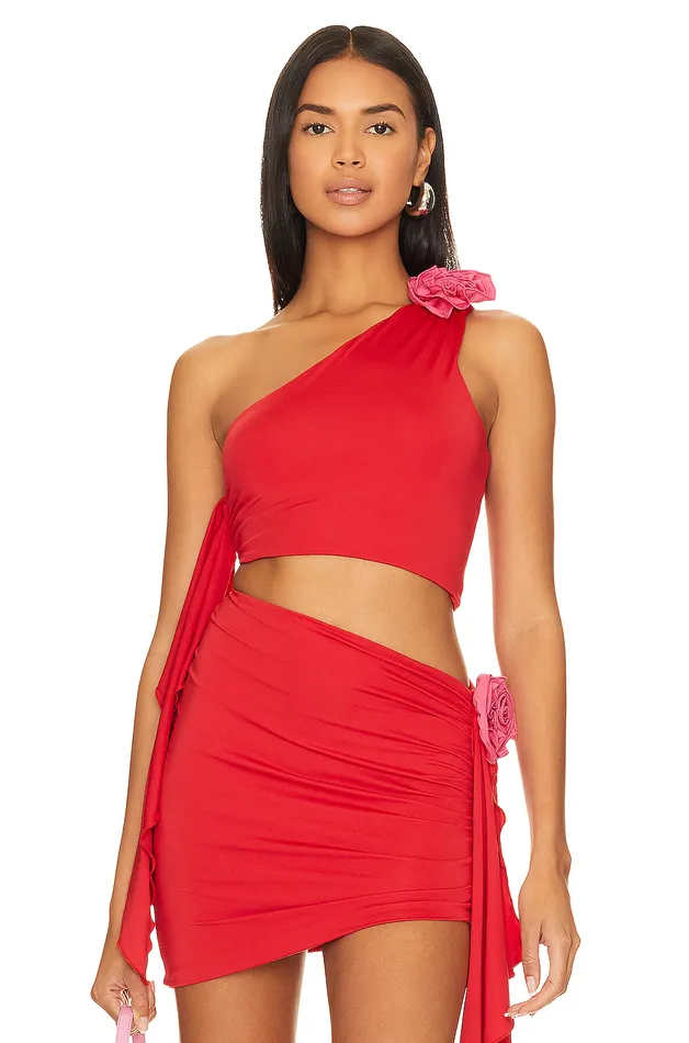 Cordelia Top Red and Pink Women Lovers and Friends Tops