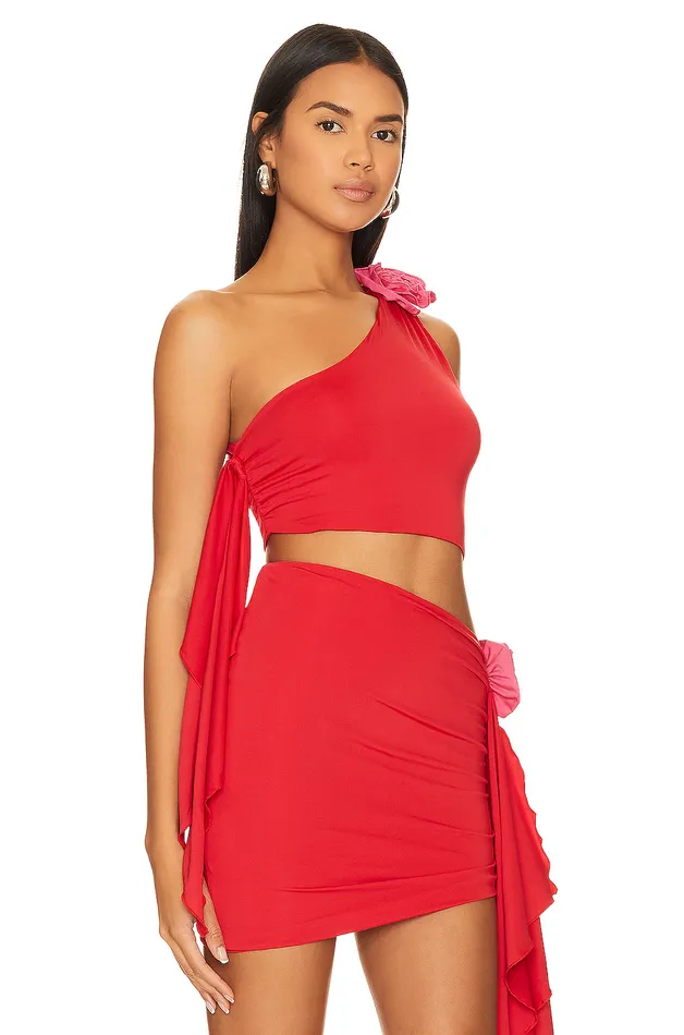 Cordelia Top Red and Pink Women Lovers and Friends Tops Cordelia Top Red and Pink Women Lovers and Friends Tops