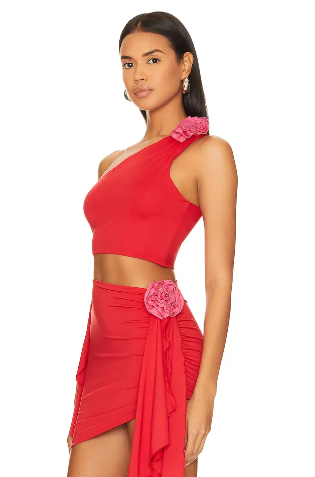 Cordelia Top Red and Pink Women Lovers and Friends Tops Cordelia Top Red and Pink Women Lovers and Friends Tops