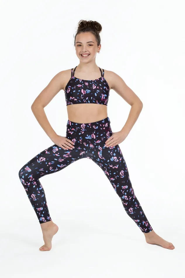Crop Tops Bloch X Flo Active Remi XBack Bra Top Falling Petal 8211 Bloch Children Crop Tops Bloch X Flo Active Remi XBack Bra Top Falling Petal 8211 Bloch Children