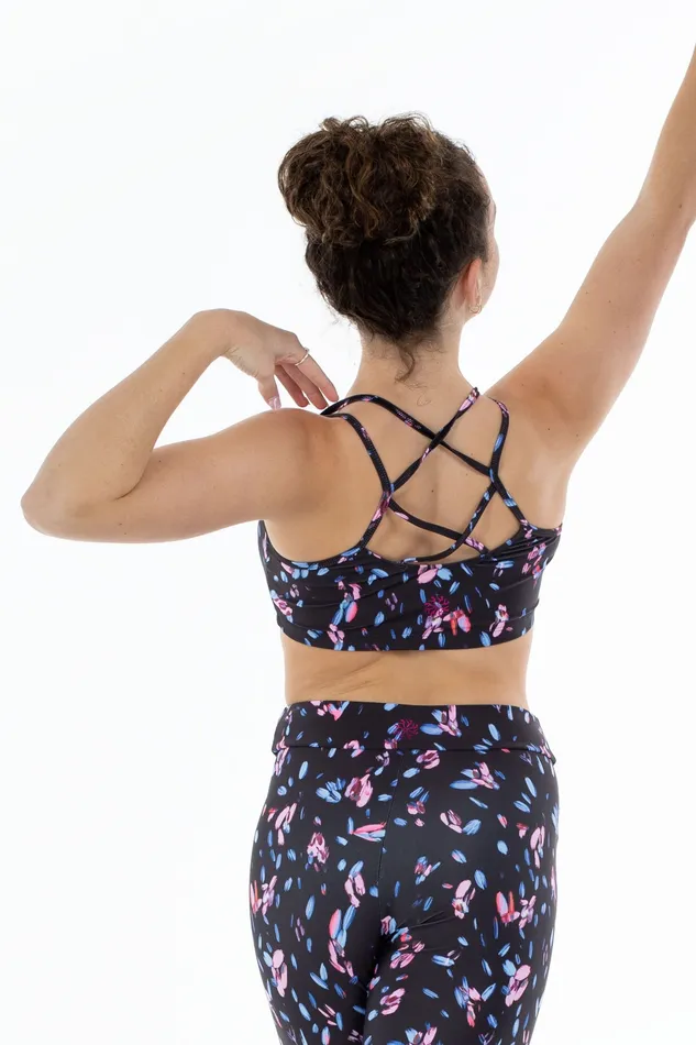 Crop Tops Bloch X Flo Active Remi XBack Bra Top Falling Petal 8211 Bloch Children Crop Tops Bloch X Flo Active Remi XBack Bra Top Falling Petal 8211 Bloch Children