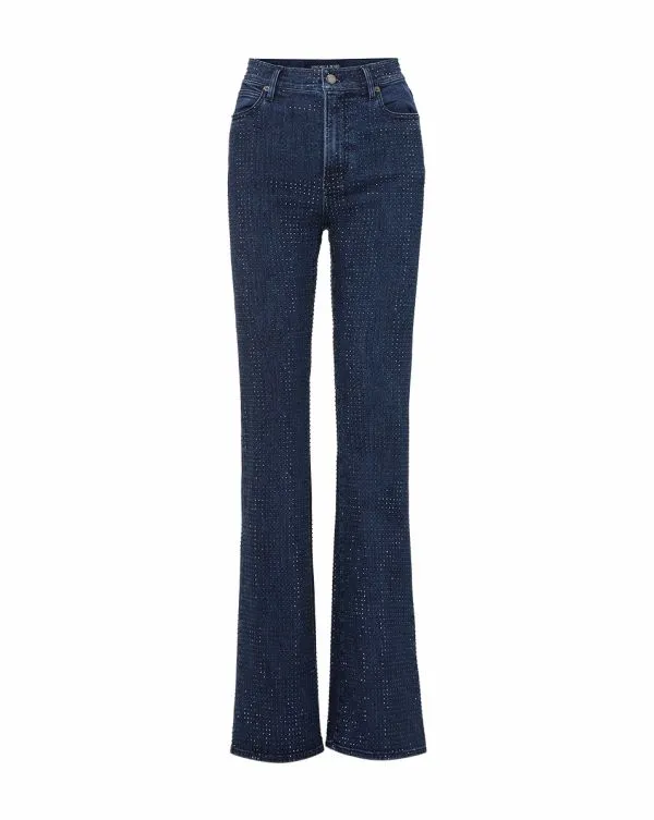 Crosbie Rhinestone WideLeg Jean Indigo Rinse Women Veronica Beard Jeans Crosbie Rhinestone WideLeg Jean Indigo Rinse Women Veronica Beard Jeans