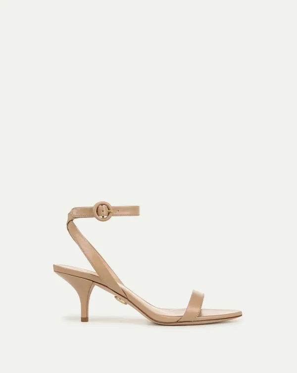Darcelle Leather Sandal Bisque Women Veronica Beard Shoes