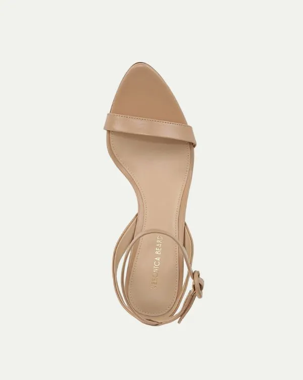 Darcelle Leather Sandal Bisque Women Veronica Beard Shoes Darcelle Leather Sandal Bisque Women Veronica Beard Shoes