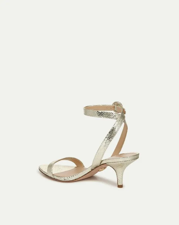 Darcelle Metallic Leather Sandal Platinum Women Veronica Beard Shoes Darcelle Metallic Leather Sandal Platinum Women Veronica Beard Shoes