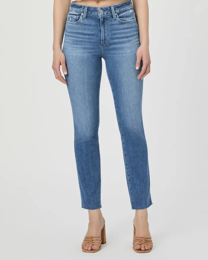 Denim Cindy Straight Jean 8211 Flamenco Distressed 8211 PAIGE Women Denim Cindy Straight Jean 8211 Flamenco Distressed 8211 PAIGE Women