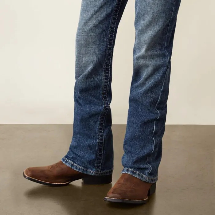 Denim Kids Ariat B4 Relaxed Graysill Boot Cut Jean Nelson Denim Kids Ariat B4 Relaxed Graysill Boot Cut Jean Nelson