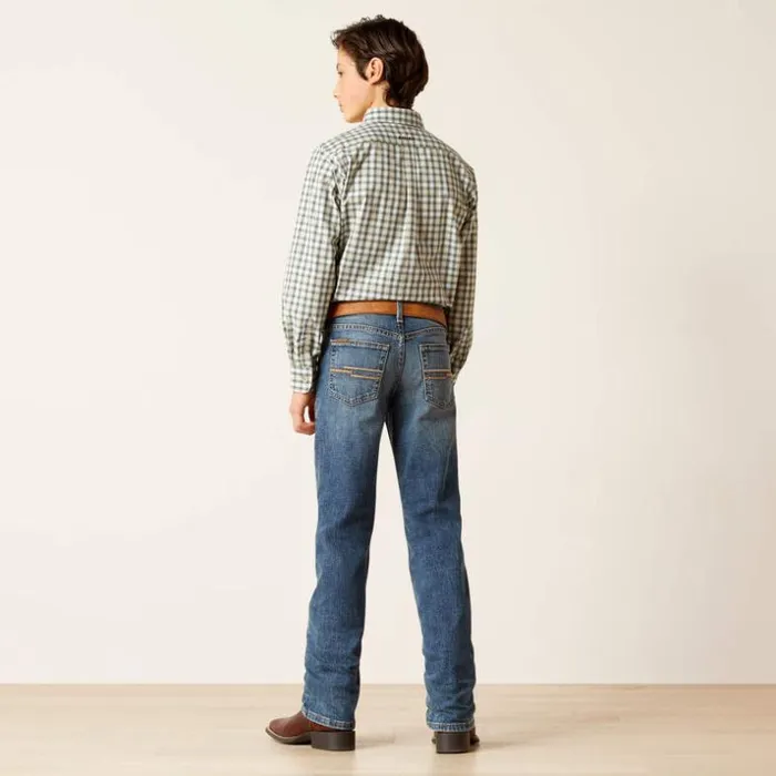 Denim Kids Ariat B5 Slim Paul Straight Jean Nelson Denim Kids Ariat B5 Slim Paul Straight Jean Nelson