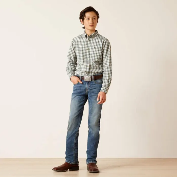 Denim Kids Ariat B5 Slim Paul Straight Jean Nelson Denim Kids Ariat B5 Slim Paul Straight Jean Nelson