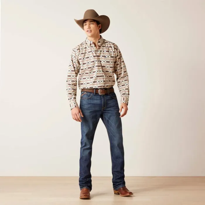 Denim Men Ariat M1 Vintage Paul Straight Jean Prescott