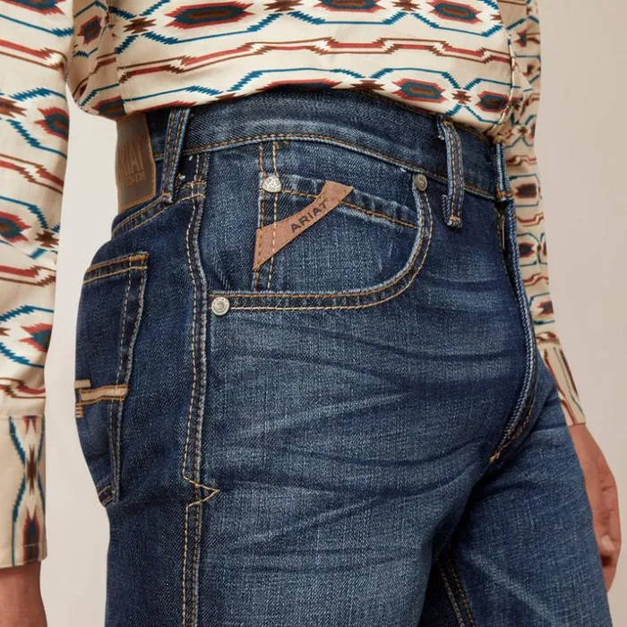 Denim Men Ariat M1 Vintage Paul Straight Jean Prescott