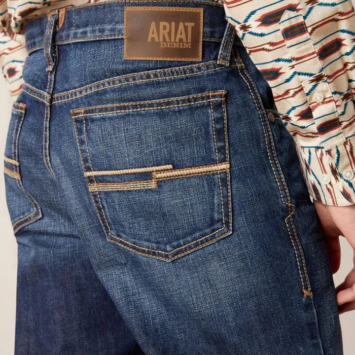 Denim Men Ariat M1 Vintage Paul Straight Jean Prescott