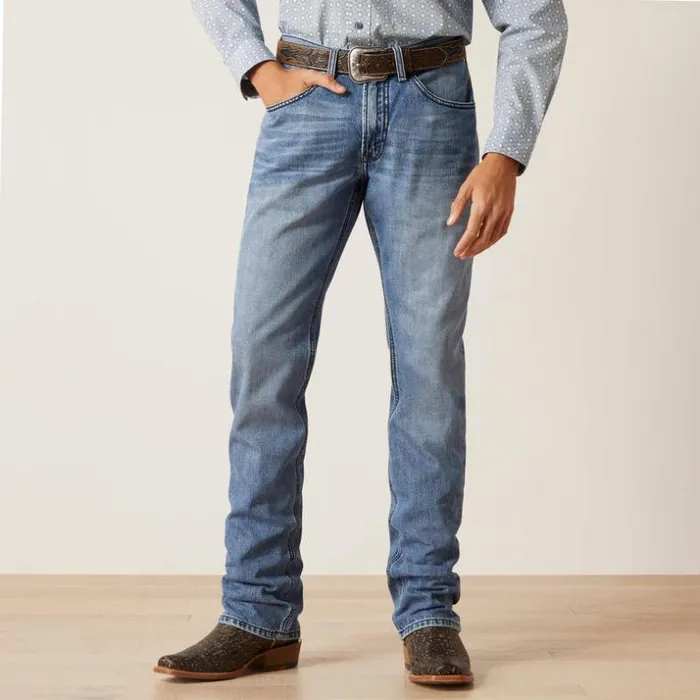 Denim Men Ariat M4 Relaxed Ward Straight Jean Baylor