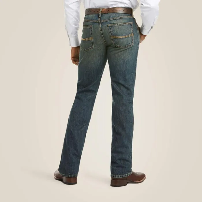 Denim Men Ariat M5 Slim Legacy Stackable Straight Leg Jean Swagger Denim Men Ariat M5 Slim Legacy Stackable Straight Leg Jean Swagger