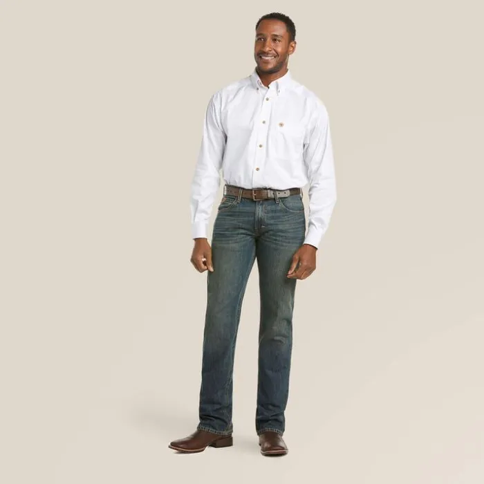 Denim Men Ariat M5 Slim Legacy Stackable Straight Leg Jean Swagger Denim Men Ariat M5 Slim Legacy Stackable Straight Leg Jean Swagger