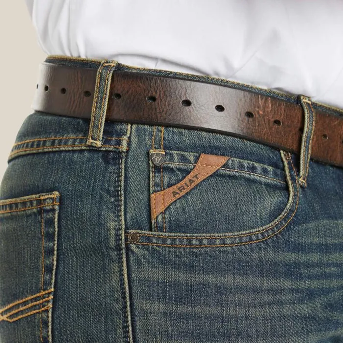 Denim Men Ariat M5 Slim Legacy Stackable Straight Leg Jean Swagger Denim Men Ariat M5 Slim Legacy Stackable Straight Leg Jean Swagger