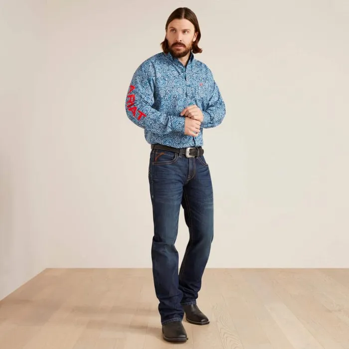Denim Men Ariat M5 Straight Dennis Straight Jean Comet