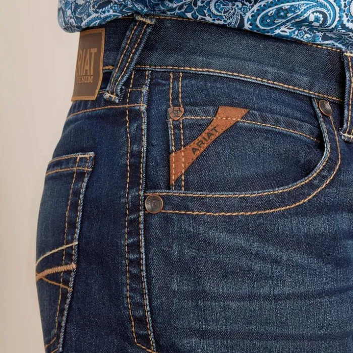 Denim Men Ariat M5 Straight Dennis Straight Jean Comet