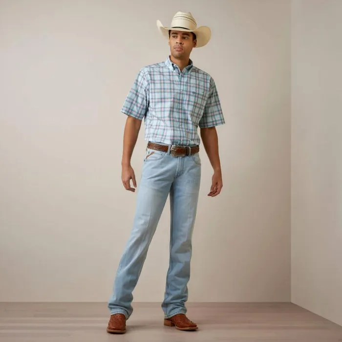 Denim Men Ariat M5 Straight Eli Straight Jean Zuma