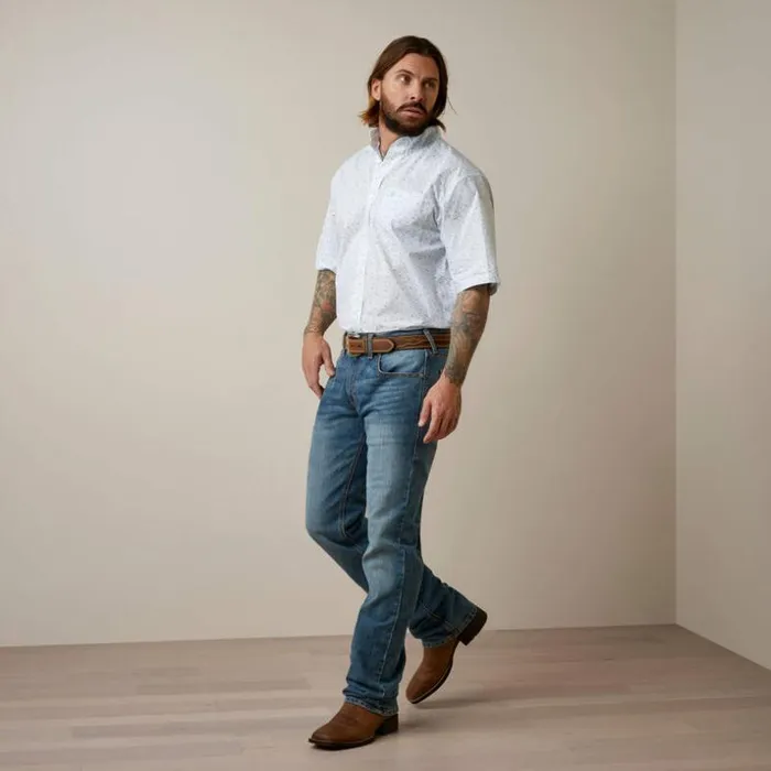 Denim Men Ariat M5 Straight Hansen Straight Jean Tulsa Denim Men Ariat M5 Straight Hansen Straight Jean Tulsa