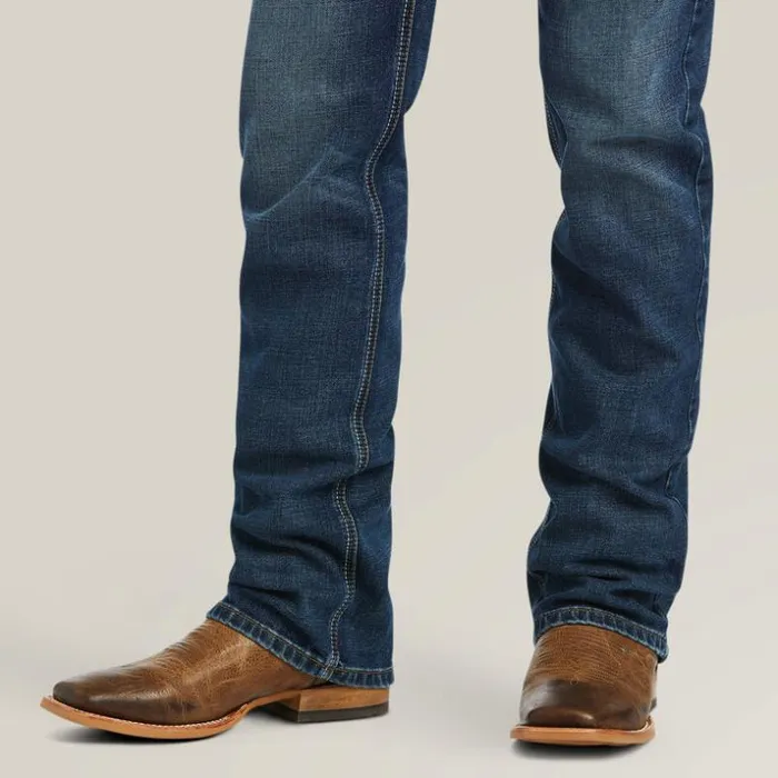 Denim Men Ariat M5 Straight Stretch Madera Stackable Straight Leg Jean Heath
