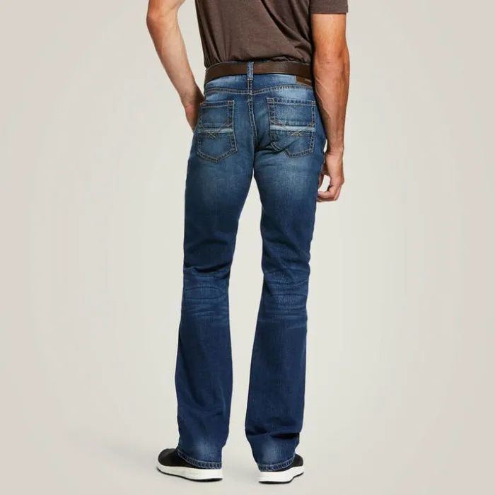 Denim Men Ariat M7 Rocker Stretch Nassau Stackable Straight Leg Jean Summit Denim Men Ariat M7 Rocker Stretch Nassau Stackable Straight Leg Jean Summit