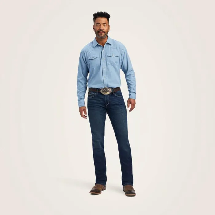 Denim Men Ariat M7 Slim Toro Straight Jean Drake Denim Men Ariat M7 Slim Toro Straight Jean Drake