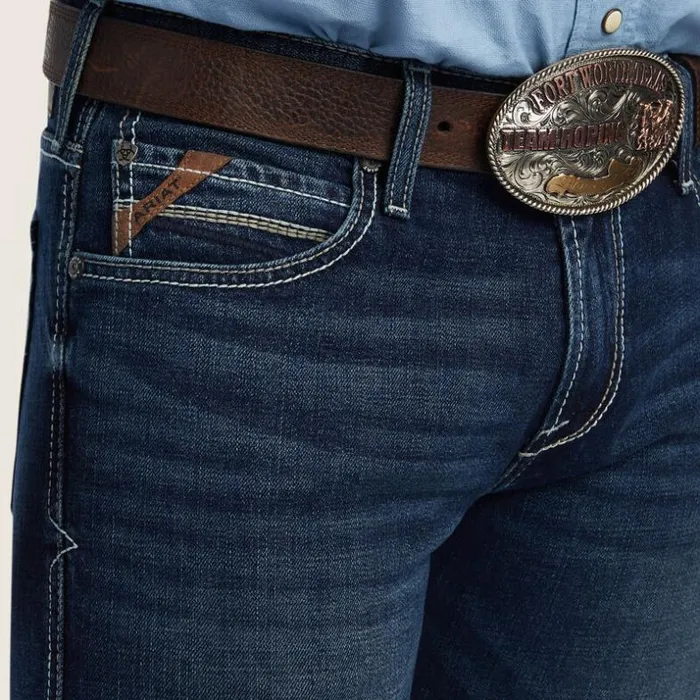 Denim Men Ariat M7 Slim Toro Straight Jean Drake Denim Men Ariat M7 Slim Toro Straight Jean Drake