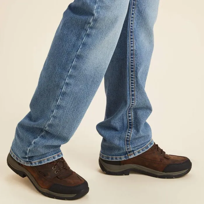 Denim Men Ariat Rebar M5 Straight DuraStretch Edge Straight Leg Jean Merced