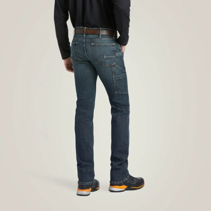 Denim Men Ariat Rebar M7 Slim DuraStretch Workhorse Straight Leg Jean Mccoy
