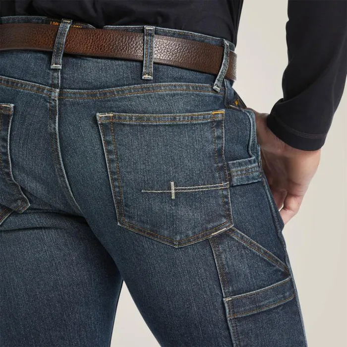 Denim Men Ariat Rebar M7 Slim DuraStretch Workhorse Straight Leg Jean Mccoy