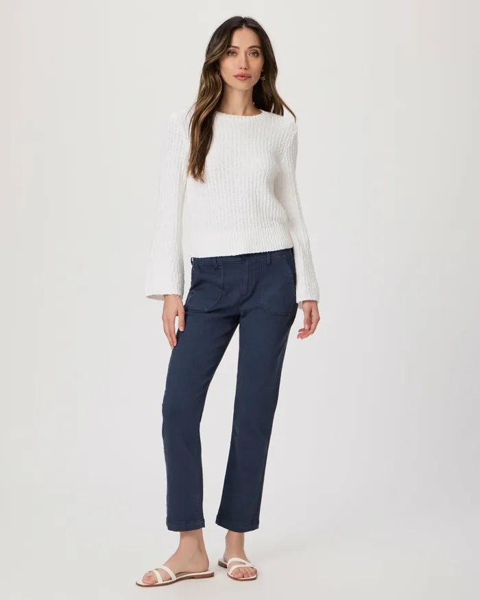 Denim PAIGE Women Mayslie Straight Ankle Pant 8211 Vintage Navy Haze