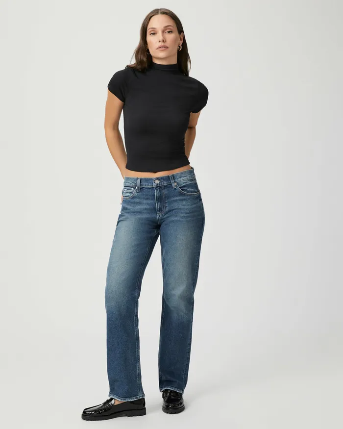 Denim Serena Straight Jean 8211 Lovejoy Distressed PAIGE Women