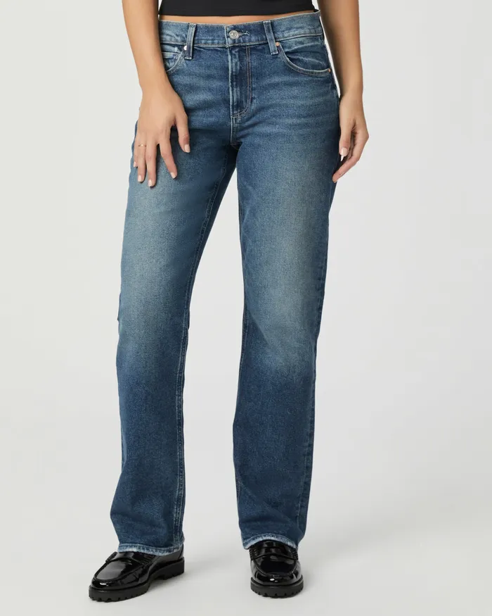 Denim Serena Straight Jean 8211 Lovejoy Distressed PAIGE Women Denim Serena Straight Jean 8211 Lovejoy Distressed PAIGE Women