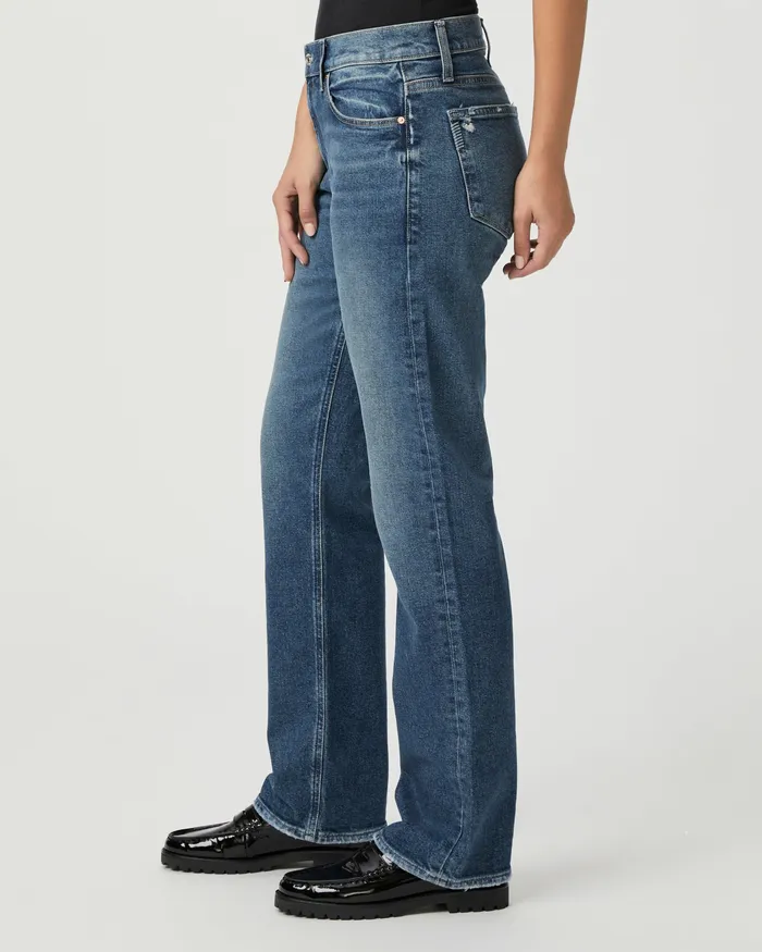 Denim Serena Straight Jean 8211 Lovejoy Distressed PAIGE Women Denim Serena Straight Jean 8211 Lovejoy Distressed PAIGE Women