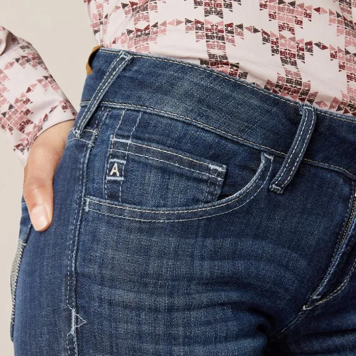Denim Women Ariat REAL Mid Rise Angela Trouser Jean Midnight Denim Women Ariat REAL Mid Rise Angela Trouser Jean Midnight