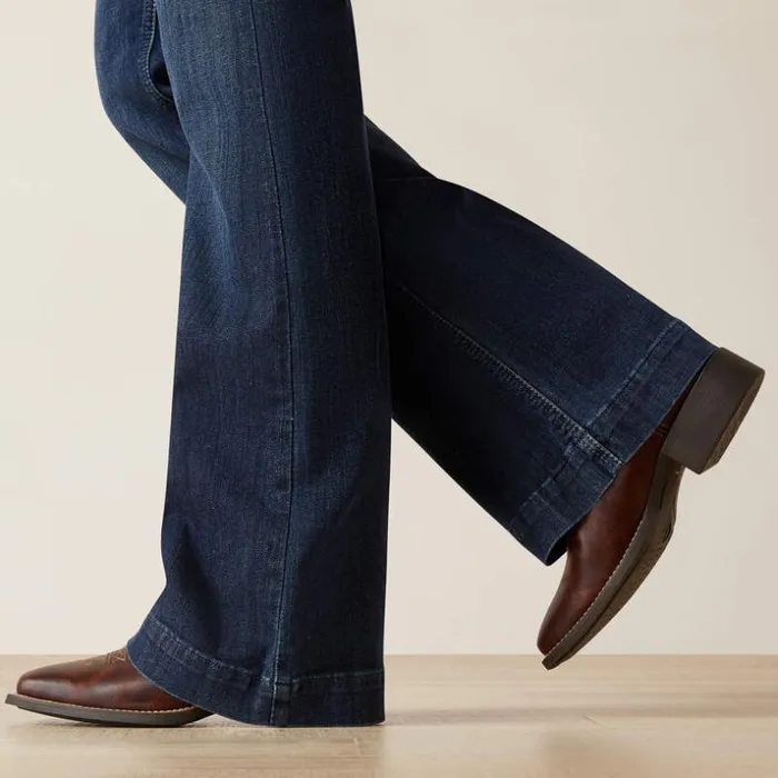 Denim Women Ariat REAL Mid Rise Angela Trouser Jean Midnight Denim Women Ariat REAL Mid Rise Angela Trouser Jean Midnight
