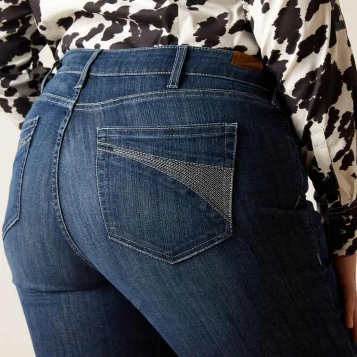 Denim Women Ariat REAL Mid Rise Angela Trouser Jean Midnight Denim Women Ariat REAL Mid Rise Angela Trouser Jean Midnight
