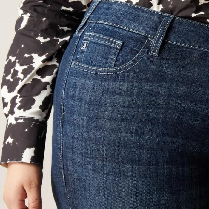 Denim Women Ariat REAL Mid Rise Angela Trouser Jean Midnight Denim Women Ariat REAL Mid Rise Angela Trouser Jean Midnight