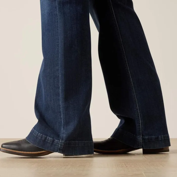 Denim Women Ariat REAL Mid Rise Angela Trouser Jean Midnight Denim Women Ariat REAL Mid Rise Angela Trouser Jean Midnight